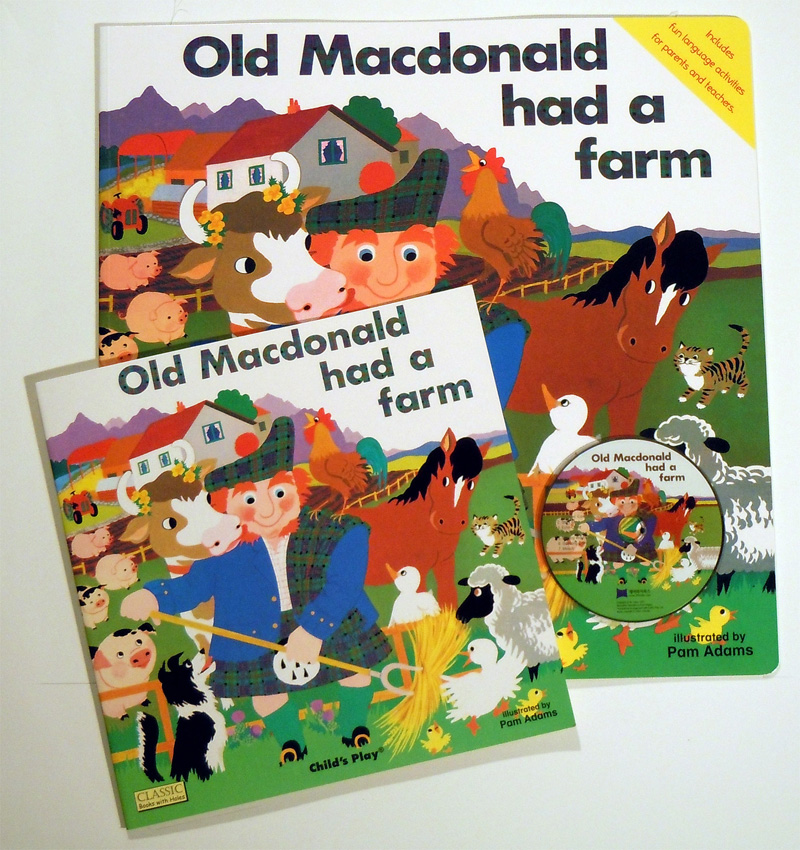 Old Macdonald Had a Farm ビッグブック＋CD付き絵本
